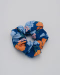 Hibiscus Blue Scrunchie